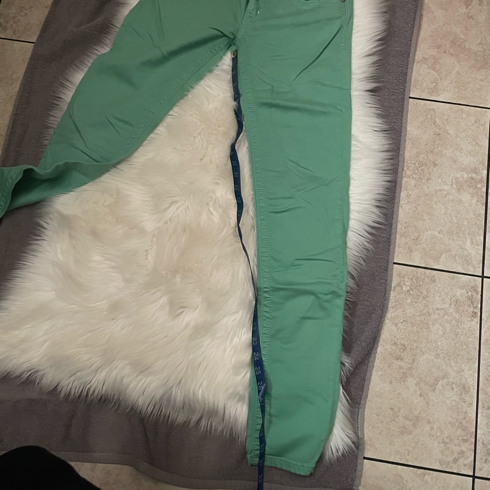 Miss Me Green Skinny Jeans - Picture 10 of 11